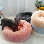 Long Plush Cat Bed House