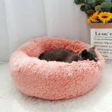 Long Plush Cat Bed House