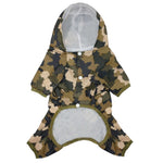 Camouflage Dog Raincoat Clothes