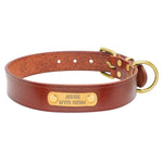 Personalized Dog ID Collar Leather Customized