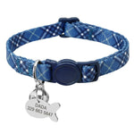 Quick Release Kitten Collar Personalized