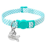 Quick Release Kitten Collar Personalized