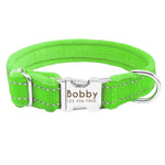 Personalized Dog Tag Collar Perro Padded